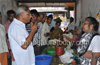 MLA JR Lobo visits Central market area; hears woes of merchants